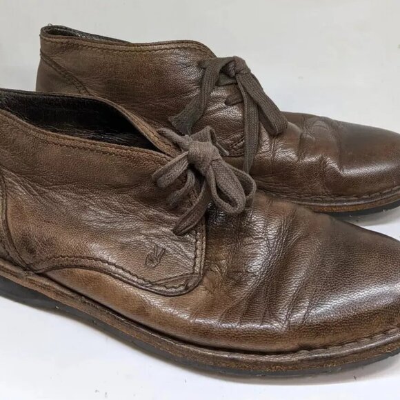 John Varvatos Brown Chukka Boots main image 6